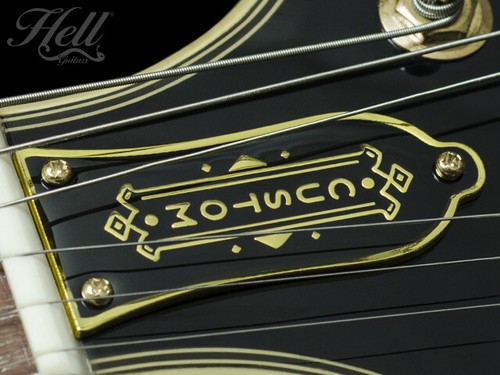 BAGATELLE 3-HOLE Brass Truss Rod Cover-GOLD . Fits most Epiphone, Les Paul, SG + - Picture 2 of 4