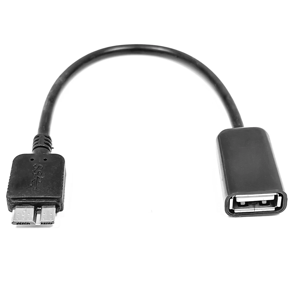 OTG USB 3.0 Kabel Festplatte Micro-B Stecker USB A Buchse Adapter Kupplung 0,2m - Bild 3 von 4