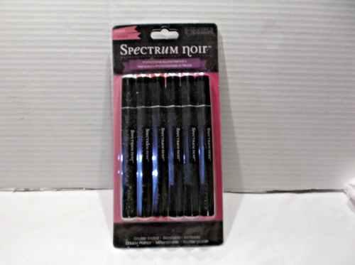 SPECTRUM NOIR PROFESSIONAL ALCOHOL MARKERS DOUBLE ENDED LOT Pinks Roses
