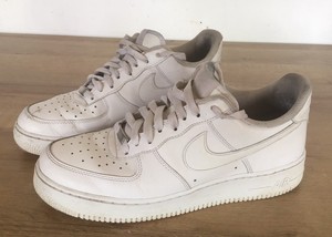 Nike Air Force 1 AF1 Lo White Trainers Mens Size UK 9 EU 44 Used | eBay