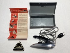 JURA - FERRO DA STIRO VIAGGIO PIEGHEVOLE SCATOLA ISTRUZIONI - VINTAGE ORIGINALE