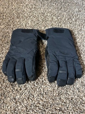 Rab Guide GTX Gloves, Black, Size: XL; Excellent Condition