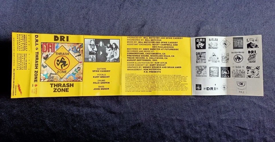 D.R.I. : Thrash Zone ( Cassette Tape ) - Image 4 of 4