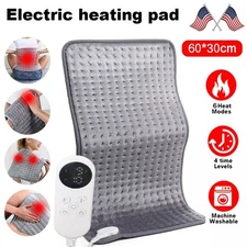 Electric Heating pad for Grey Pain and Cramps Relief - 2 Hour auto Of 12"x24"