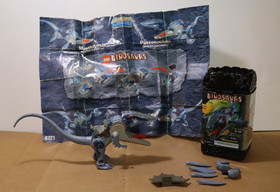 LEGO Dinosaurs: Mosasaurus #6721 Transforms 24/26 Kit Pieces, Insert & Canister