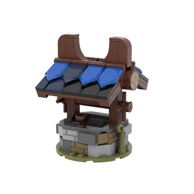MOC-78747 Medieval Village Well 142 Pieces Building Blocks Toys Set