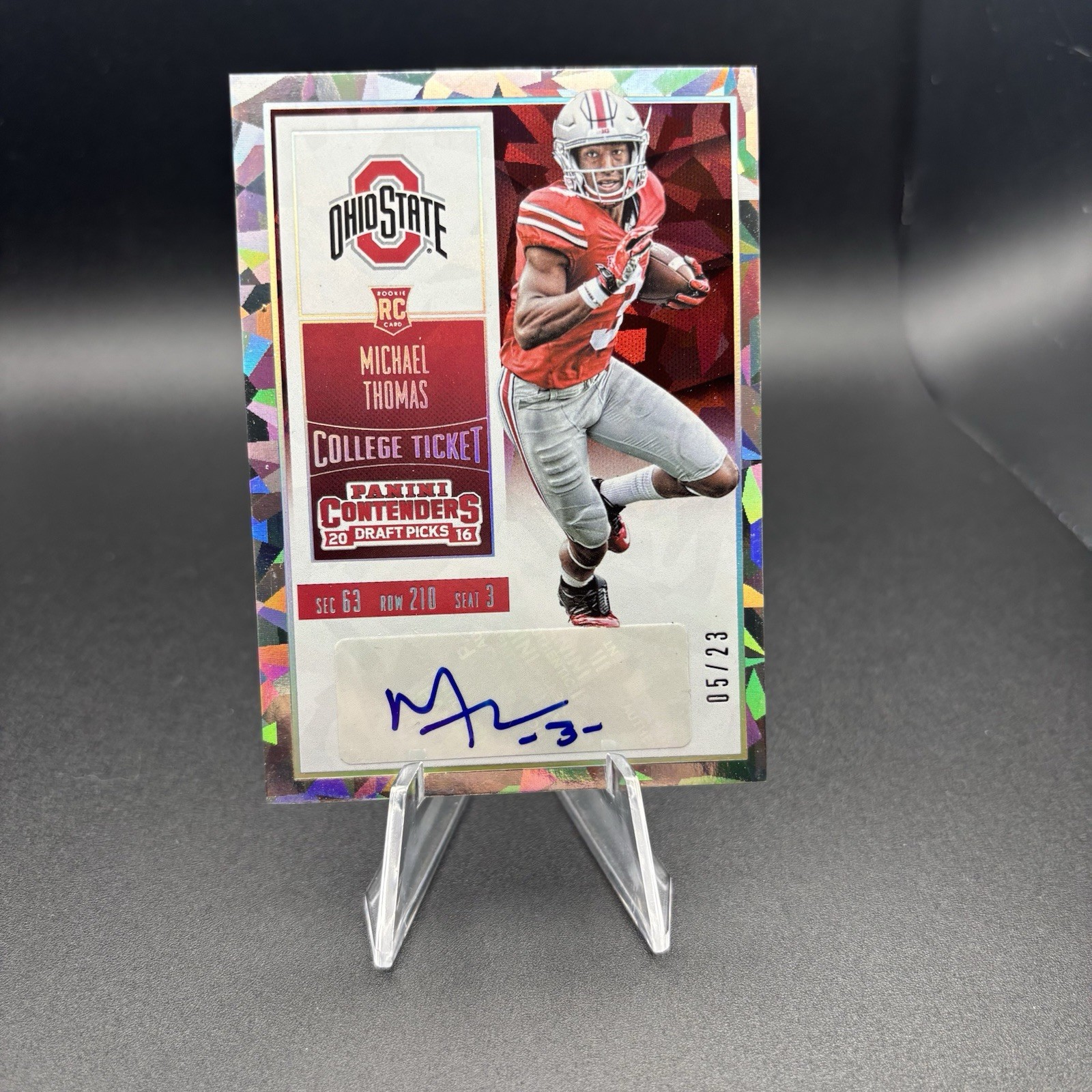 2016 Michael Thomas Panini Contenders Cracked Ice Autograph RC Rookie /23 Auto