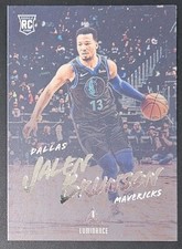 Jalen Brunson 20218-19 Panini Chronicles LUMINANCE Rookie Card (no.141)