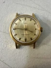Vintage Timex 11642470A Gold Tone No Band For Parts Or Repair