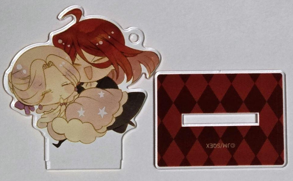 Japanese anime Pandora Hearts acrylic stand Sheryl and Barma