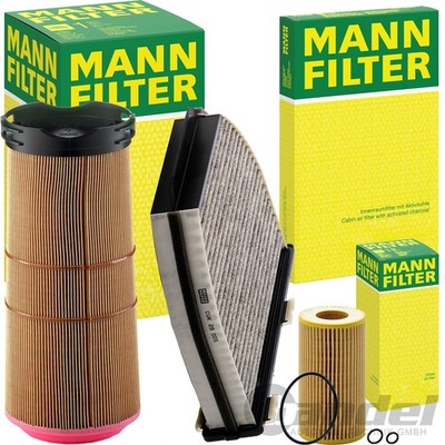 MANN FILTER INSPEKTIONSPAKET passend für MERCEDES W/S 204  220 CDI 136+163+170PS
