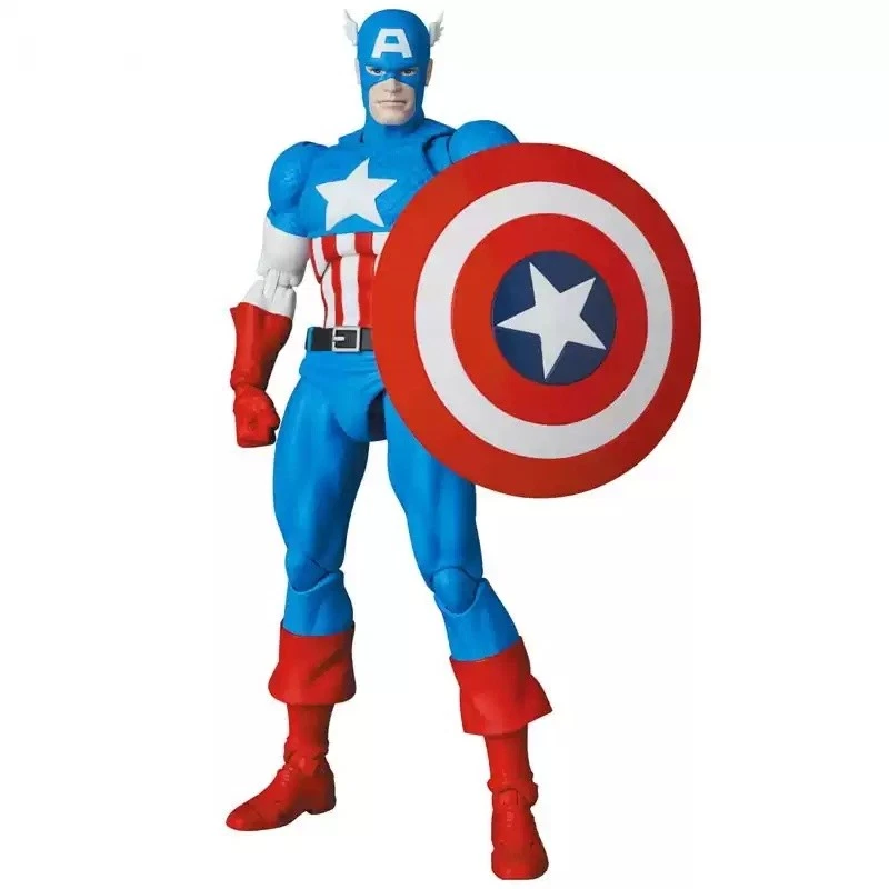 Mezco 1/12 Colectivo Capitán América Edición Edad de Plata Figuras de Acción Regalo Nuevo Foto 3 de 4