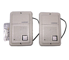 Lot of 2 COMMAX DR-DW2N Audio Door Station Intercom Doorbell Unit 4-Wire Surface