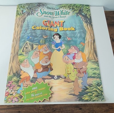 Disney Snow White Seven Dwarfs Giant Coloring Book 2003