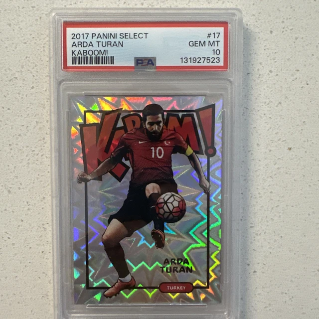 2017-18 Arda Turan Panini Select Kaboom! Turkey PSA 10