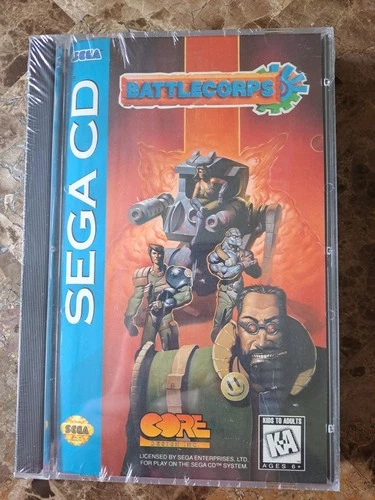 Battlecorps Sega CD New Factory Sealed Core Design Inc 1993 Rare Free Fast Ship