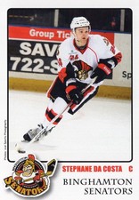 2011/12 Binghamton Senators - STEPHANE DA COSTA