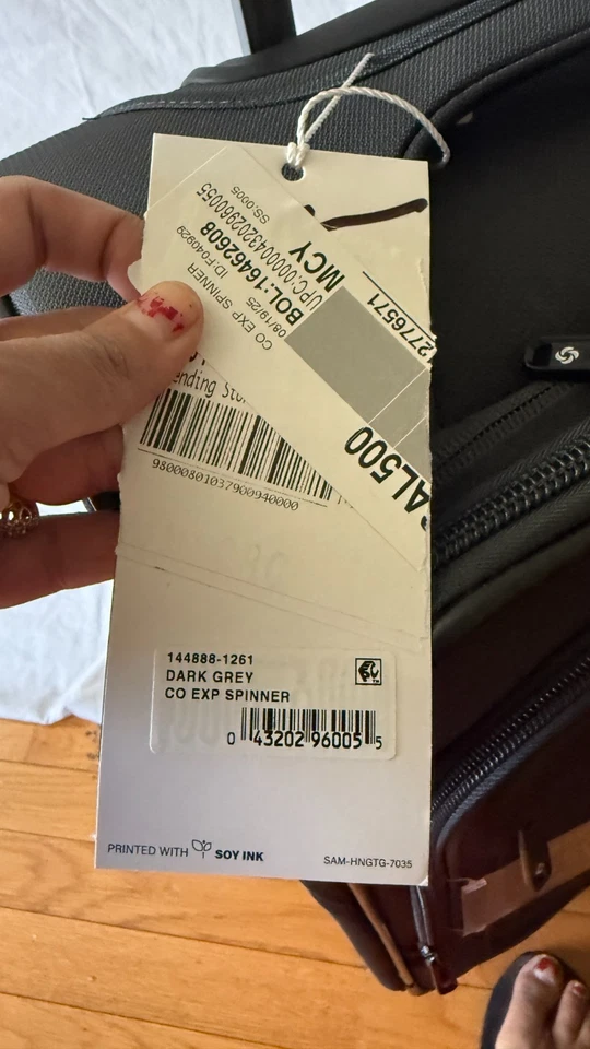 $359 SAMSONITE X-Tralight 3.0 21" Carry-On Spinner Spinner Luggage USB Gray - Image 4 of 4