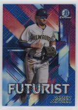 2021 Bowman Futurist Mega Box Purple Mojo Refractor 125/250 Garrett Mitchell uk2
