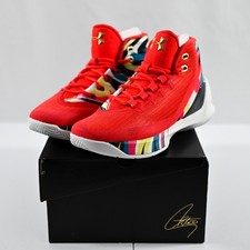 Under Armour Kids 4.5Y UA 2016 GS Curry 3 Chinese New Year Steph Curry Sneakers