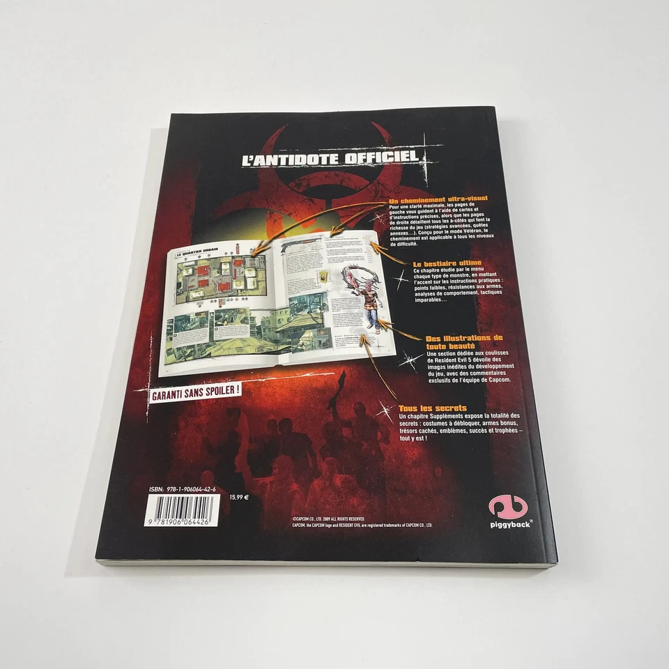 PS3 Resident Evil 5 - Le Guide Officiel FRA Quasi neuf, photo 2 sur 2