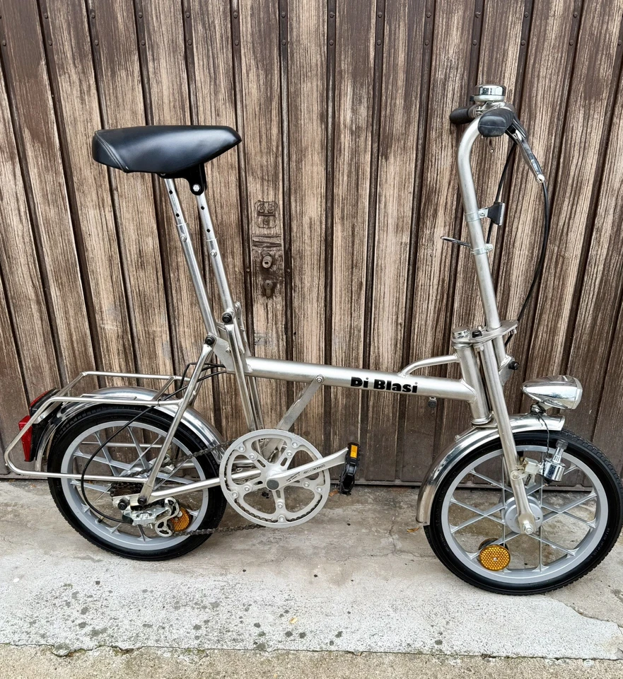 Fahrrad DI BLASI Klapprad Faltrad aus Edelstahl 16 Zoll - Bild 2 von 4