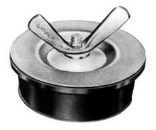 Pasco 4803 Test Plug 1-1/2" Expandable Synthetic Rubber 5 PSI Nickel Plated