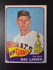 1965 Topps Hal Lanier #118 (RC) Rookie Card. rookie card picture