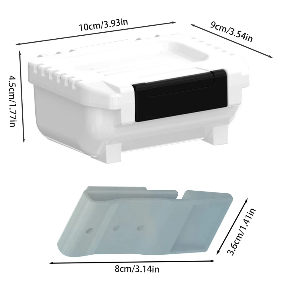 Caja de Cebo Vivo de Pesca Caja de Almacenamiento Desmontable Soporte para Gusanos Impermeable Portátil Foto 3 de 4