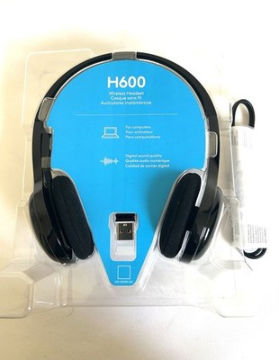 New Without Box Logitech H600 Wireless headphones Black