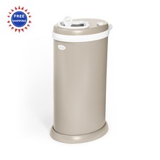 Stainless Steel Diaper Pail Odor Locking Award Winning Registry Must Have Taupe