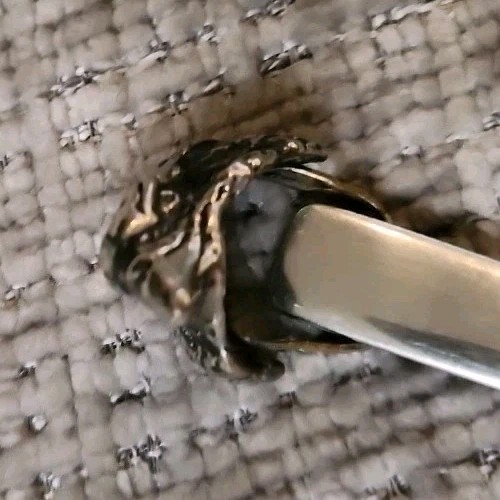 Ring, Fingerring , Adler , Adlerkopf, verstellbar, vintage, 80er, 90er - Bild 7 von 17
