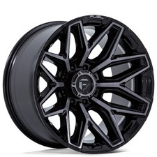 22x12 Fuel Wheels Fc854 Flux 8 Gloss Black Brushedgray Tint Off-road4pcs 22x12 Fuel Wheels Fc854 Flux 8 Gloss Black Brushedgray Tint Off-road4pcs