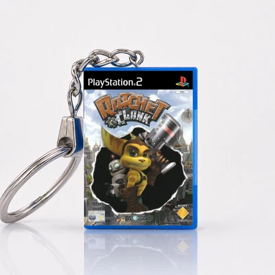 Ratchet & Clank PS2 Miniatur Spielhülle Schlüsselanhänger Geschenk - Bild 1 von 3