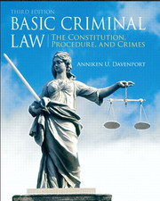 Basic Criminal Law  by Anniken U Davenport
