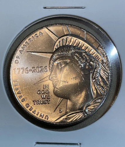 1776-2026 D Liberty Semiquincentennial Half Dollar,  UNCIRCULATED, ON HAND