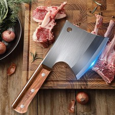 Profi Küchenmesser Edelstahl Kochmesser Fleischmesser Axt Hackmesser Knochenbeil