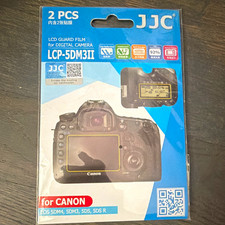JJC LCP-5DM3II Clear Anti-Scratch PET Film for Canon 5D3/5D4/5DS 2 