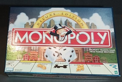 Vintage Monopoly Deluxe Edition 1998 Parker Brothers Board Game