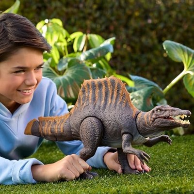 Mattel Jurassic World Rebirth Dinosaur Toy Tail Thrasher