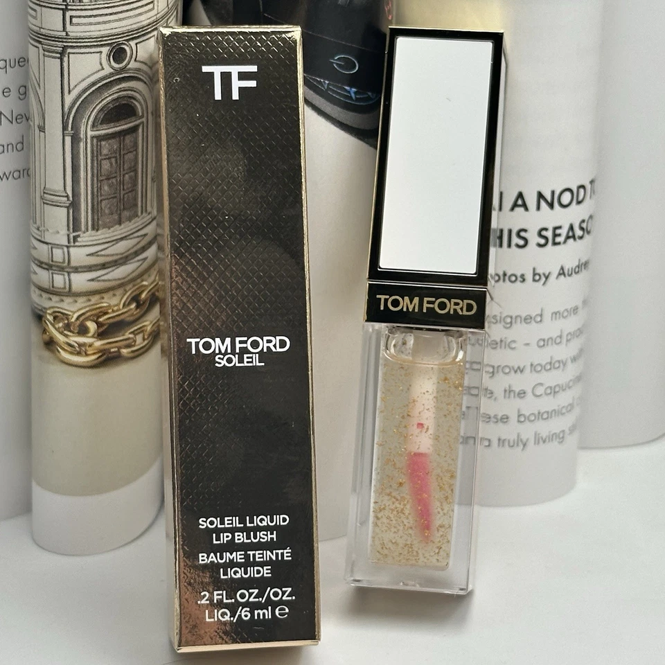 Tom Ford Soleil Liquid Lip Blush, Full Size 0.2 oz /6mL, Limited Edition, New - Image 2 of 3