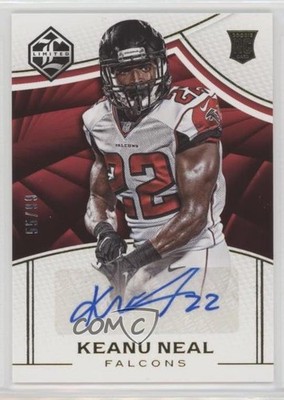 2016 Panini Limited Rookie Auto 55/99 Keanu Neal #162 Rookie Auto RC 0d0o