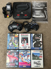 Sega Mega Drive 2 Console: 6 Games 2 Controllers All Leads VALUE Bundle - Tested