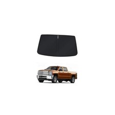 Windshield Sun Shade for GMC Sierra 2019-2025 2026 Fit Chevrolet/Chevy