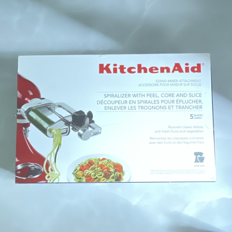 KitchenAid Stand Mixer Spiralizer Attachment Peel Core Slice KSM1APC