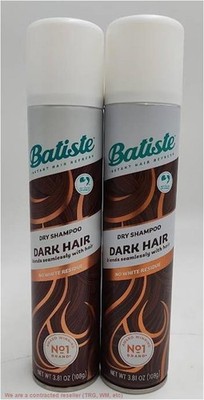 2 PACK!!! Batiste Dark Brown Dry Shampoo - 3.81oz