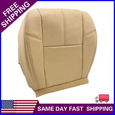 For 2007 2008 2009 2010 2011 Chevy Tahoe Driver Bottom Leather Seat Cover Tan