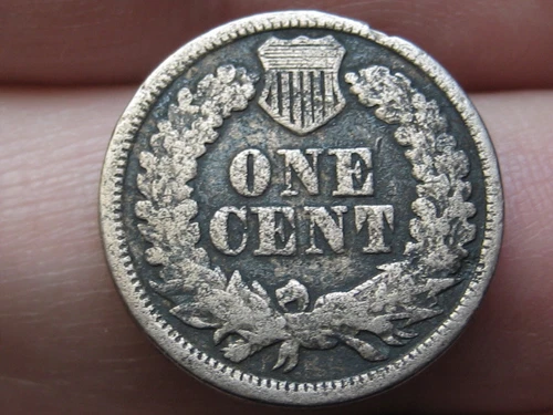 1861 Copper Nickel Indian Head Cent Penny- VG Details