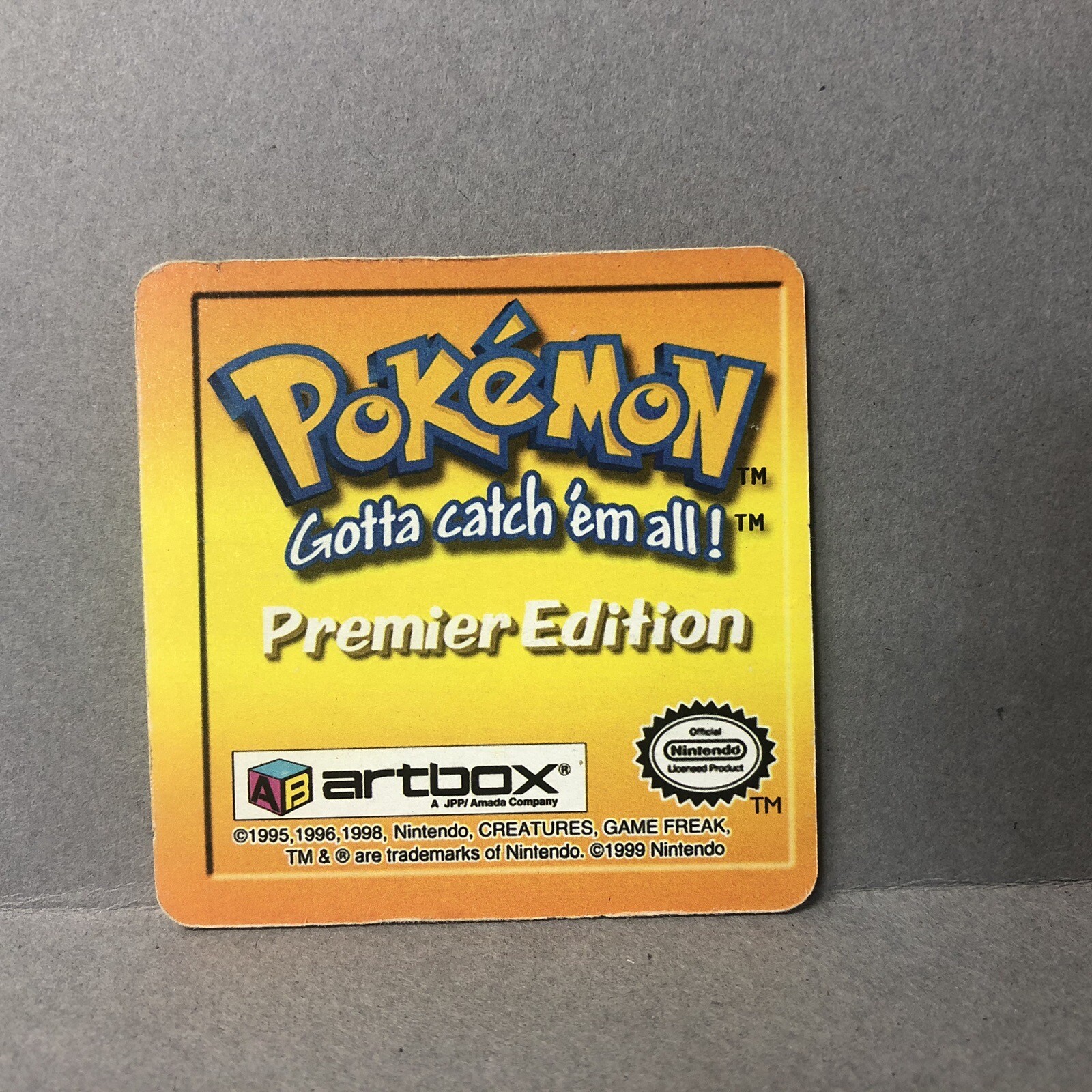 1999 Artbox Pokemon Action Flipz Premier Edition Squirtle Wartortle #38 - Picture 2 of 2