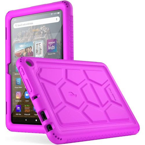 For Amazon Fire HD 8 / Fire HD 8 Plus 2022 Case Poetic Purple Silicone Cover